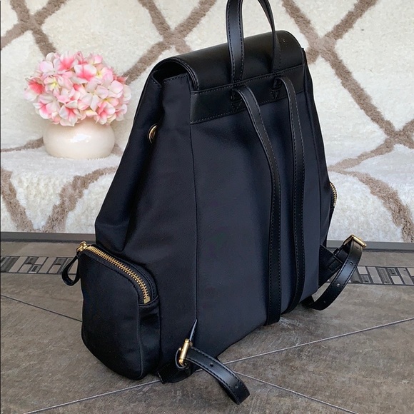 MICHAEL KORS ABBEY LG CARGO BACKPACK BLACK - Picture 2 of 16